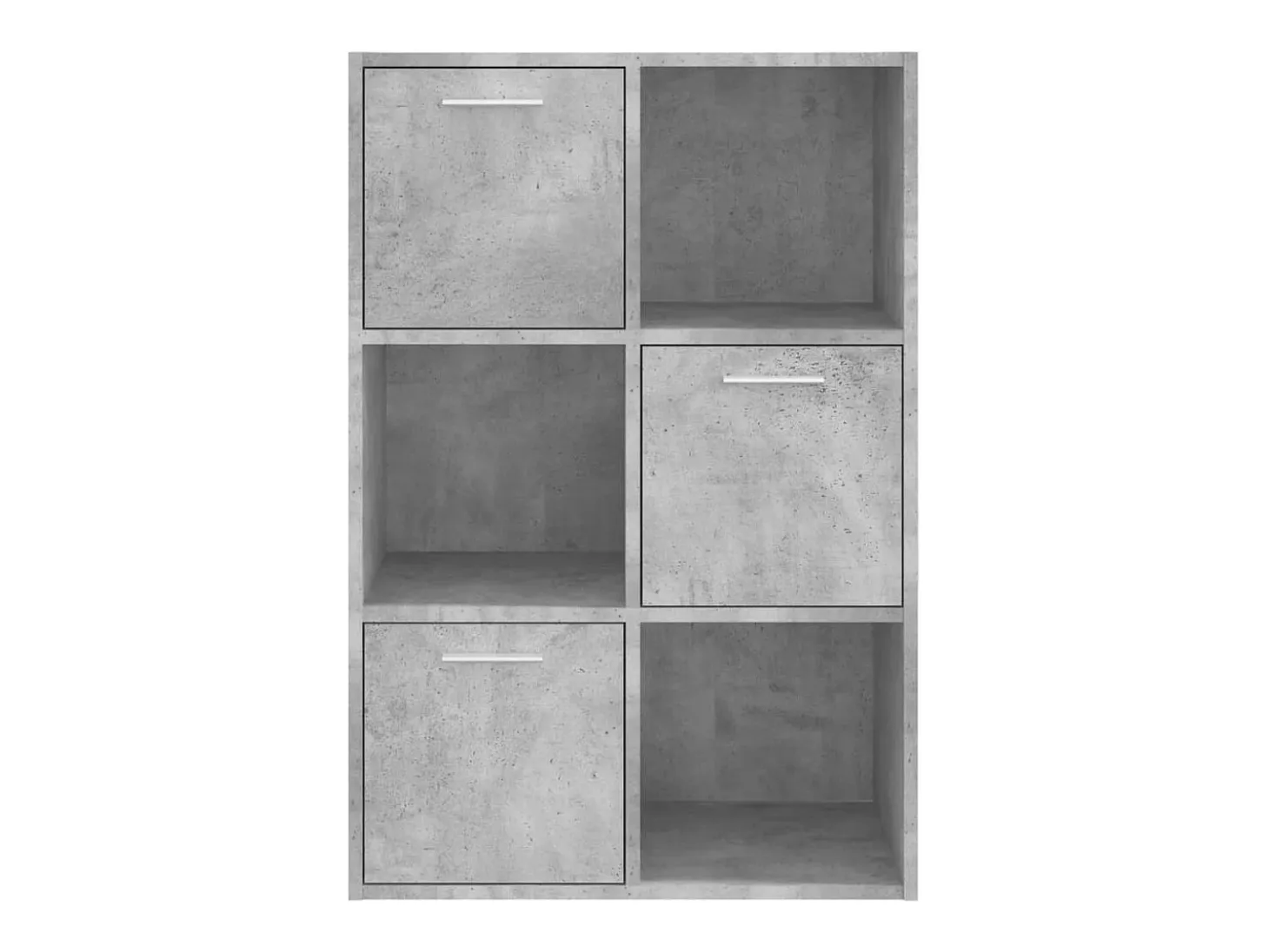 Armario almacenamiento madera contrachapada gris 60x29,5x90 cm