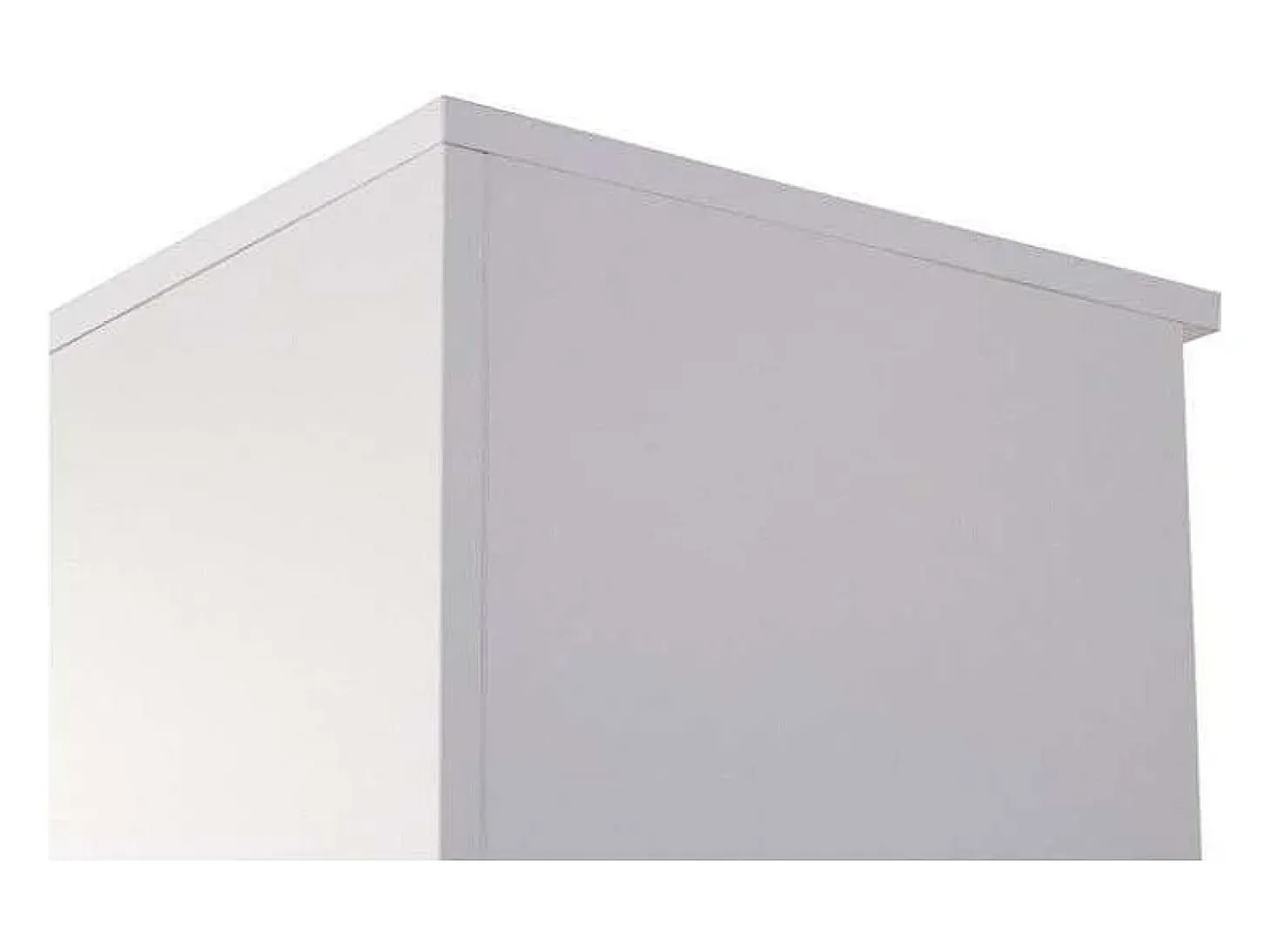 Armario alto con puertas acabado blanco, 208.8 cm(alto)93 cm(ancho)42.5 cm(fondo)..
