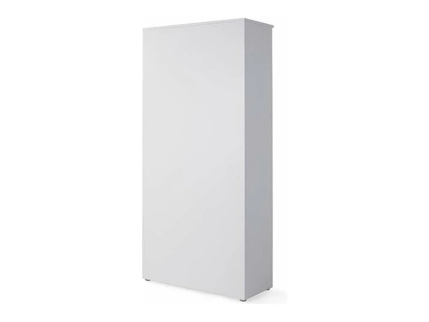 Armario alto con puertas acabado blanco, 208.8 cm(alto)93 cm(ancho)42.5 cm(fondo)..