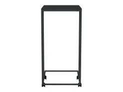 Armario auxiliar con ruedas contrachapado negro 40x30x63,5 cm ES870460
