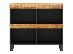 Armario auxiliar de madera maciza de mango 85x33x75 cm