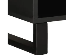 Armario auxiliar madera maciza de acacia 60x33x107 cm