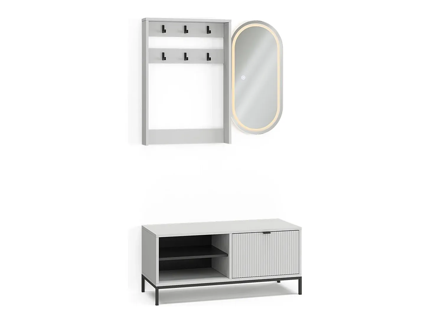Armario blanco 100x40x45 eliza