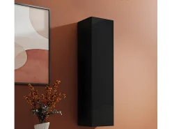 Armario colgante para Salón comedor en Negro 30x30x120cm Berit