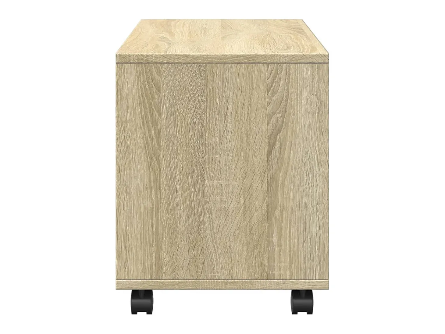 Armario con ruedas madera ingeniería roble Sonoma 72x33x42,5 cm