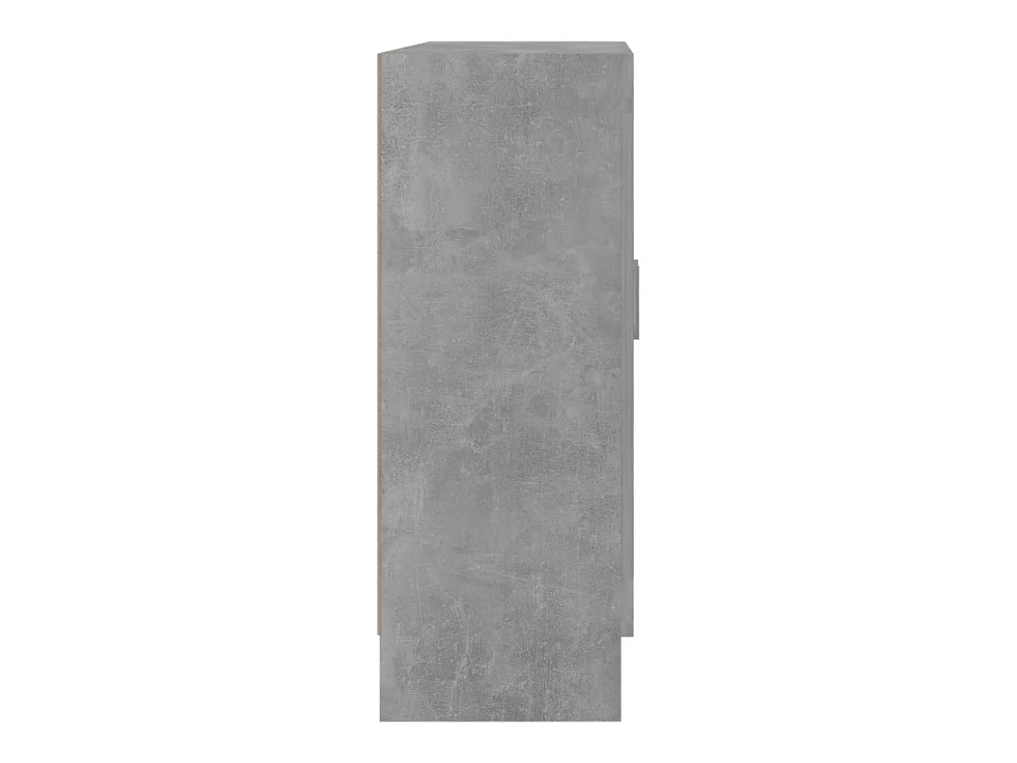 Armario de libros contrachapada gris hormigón 82,5x30,5x80 cm