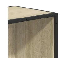 Armario de libros contrachapada color roble 33,5x33x107,5 cm