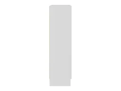Armario de libros madera contrachapada blanco 82,5x30,5x115 cm