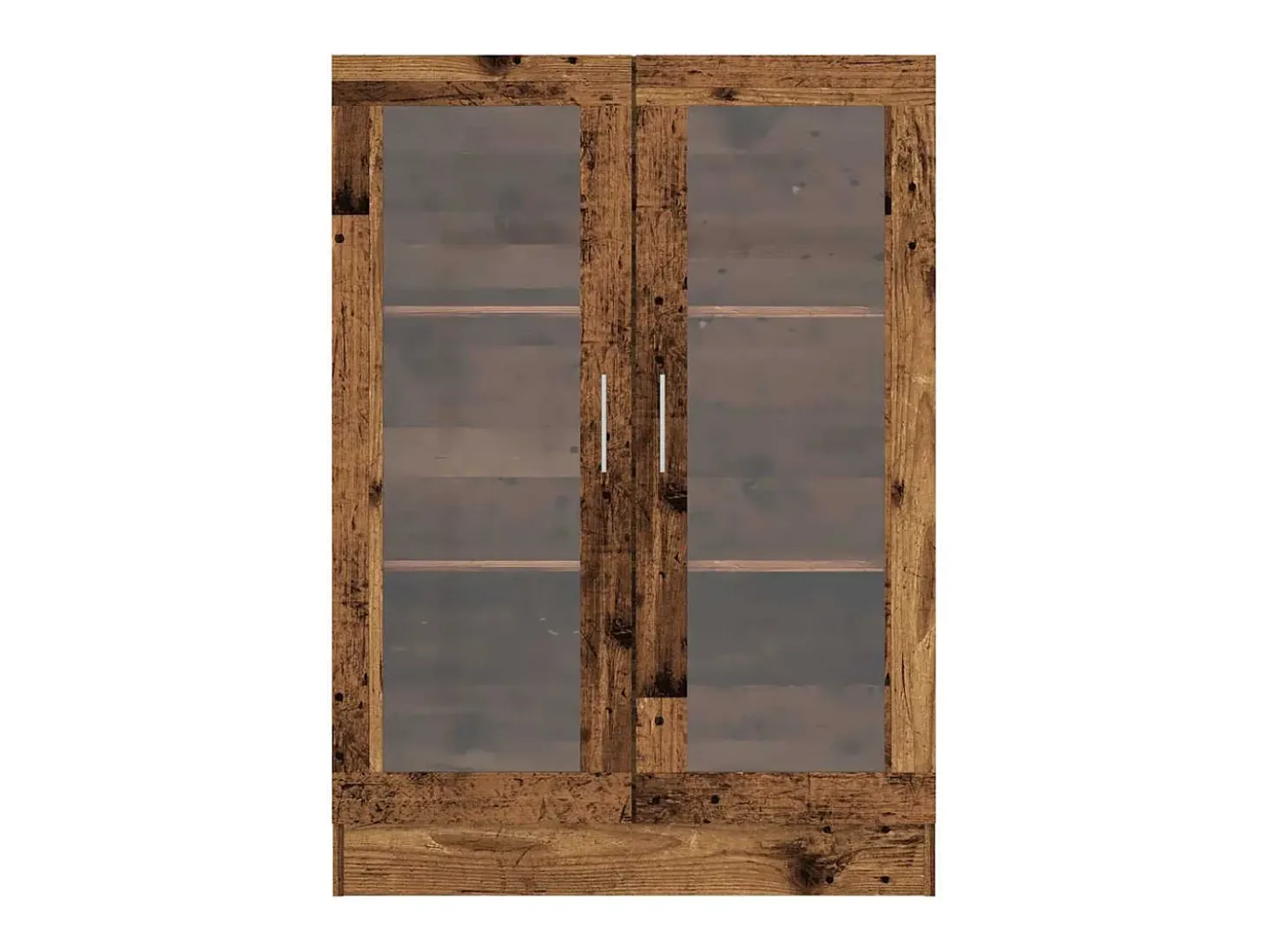 Armario de libros madera ingeniería envejecida 82,5x30,5x115 cm
