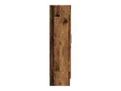 Armario de libros madera ingeniería envejecida 82,5x30,5x115 cm