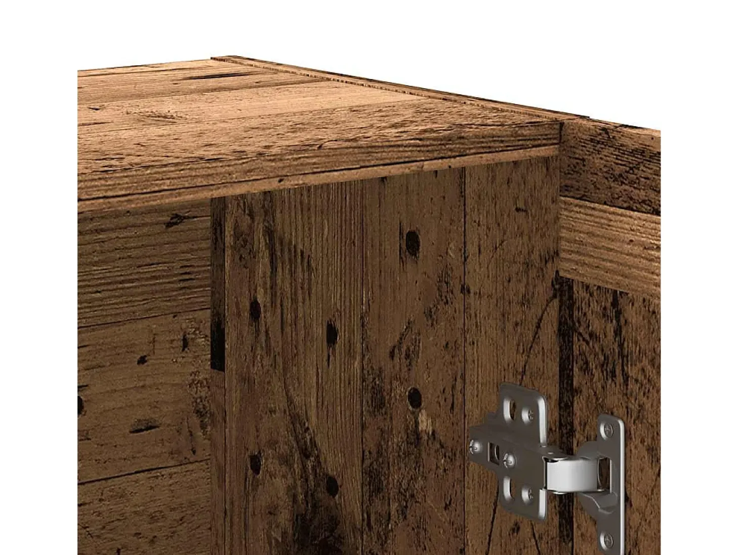 Armario de libros madera ingeniería envejecida 82,5x30,5x115 cm
