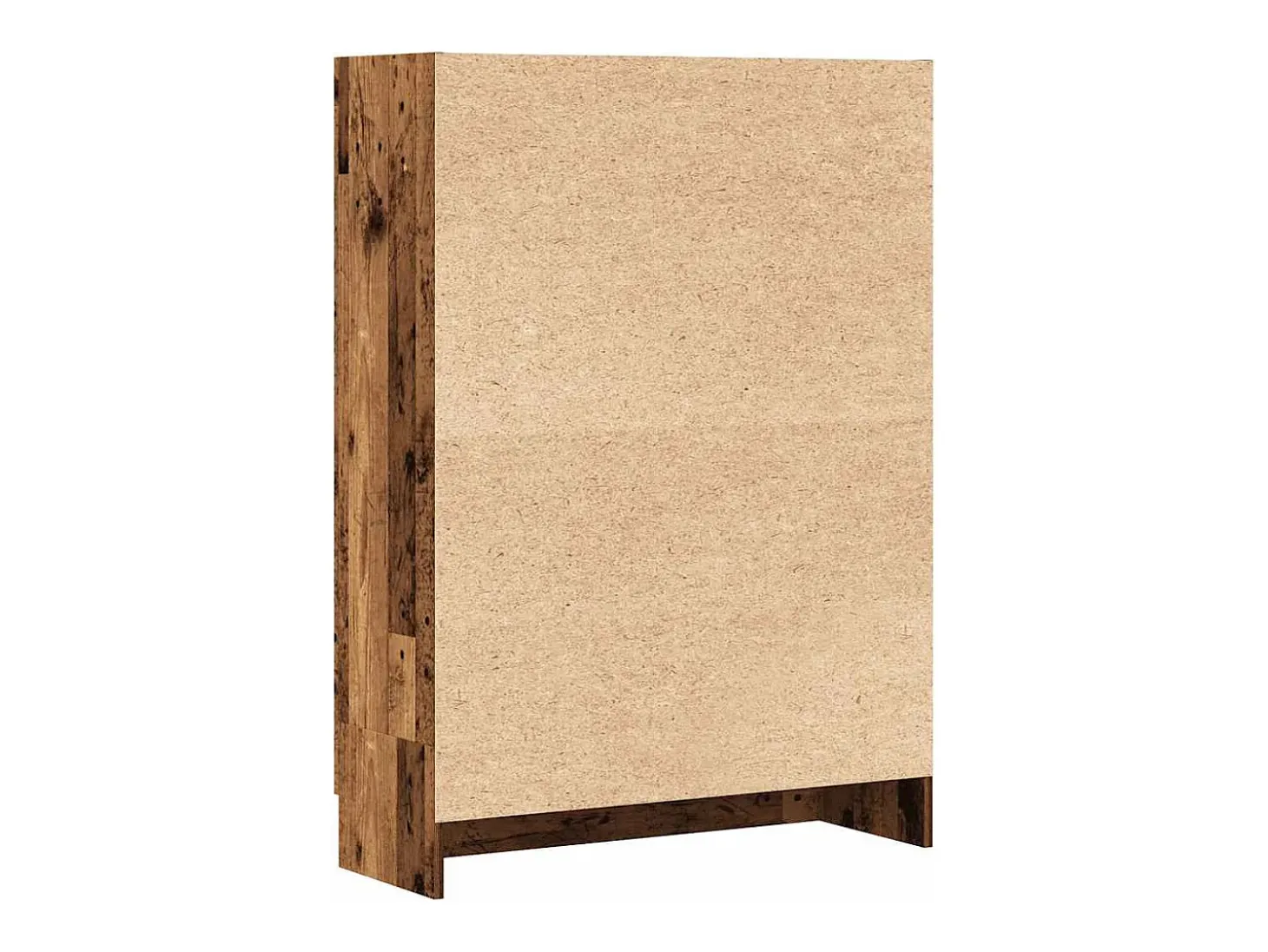 Armario de libros madera ingeniería envejecida 82,5x30,5x115 cm