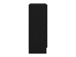 Armario de Libros Roble negro 82.5 x 30.5 x 80 cm