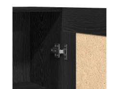 Armario de Libros Roble negro 82.5 x 30.5 x 150 cm