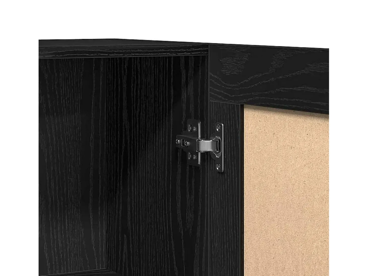 Armario de Libros Roble negro 82.5 x 30.5 x 115 cm