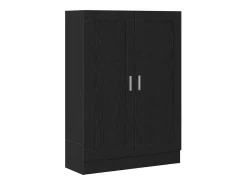 Armario de Libros Roble negro 82.5 x 30.5 x 115 cm