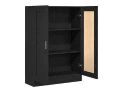Armario de Libros Roble negro 82.5 x 30.5 x 115 cm