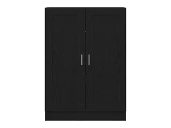 Armario de Libros Roble negro 82.5 x 30.5 x 115 cm