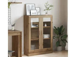 Armario de madera de ingeniería roble artisan 82,5x30,5x115 cm