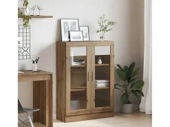 Armario de madera de ingeniería roble artisan 82,5x30,5x115 cm