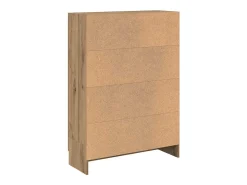 Armario de madera de ingeniería roble artisan 82,5x30,5x115 cm