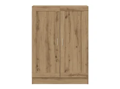 Armario de madera de ingeniería roble artisan 82,5x30,5x115 cm