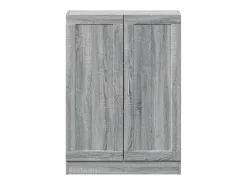 Armario de madera de ingeniería gris sonoma 82,5x30,5x115 cm