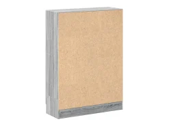 Armario de madera de ingeniería gris sonoma 82,5x30,5x115 cm