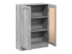 Armario de madera de ingeniería gris sonoma 82,5x30,5x115 cm