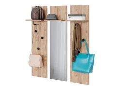 Armario de pared roble dorado 36x21.6x135 siri