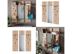 Armario de pared roble dorado 36x21.6x135 siri