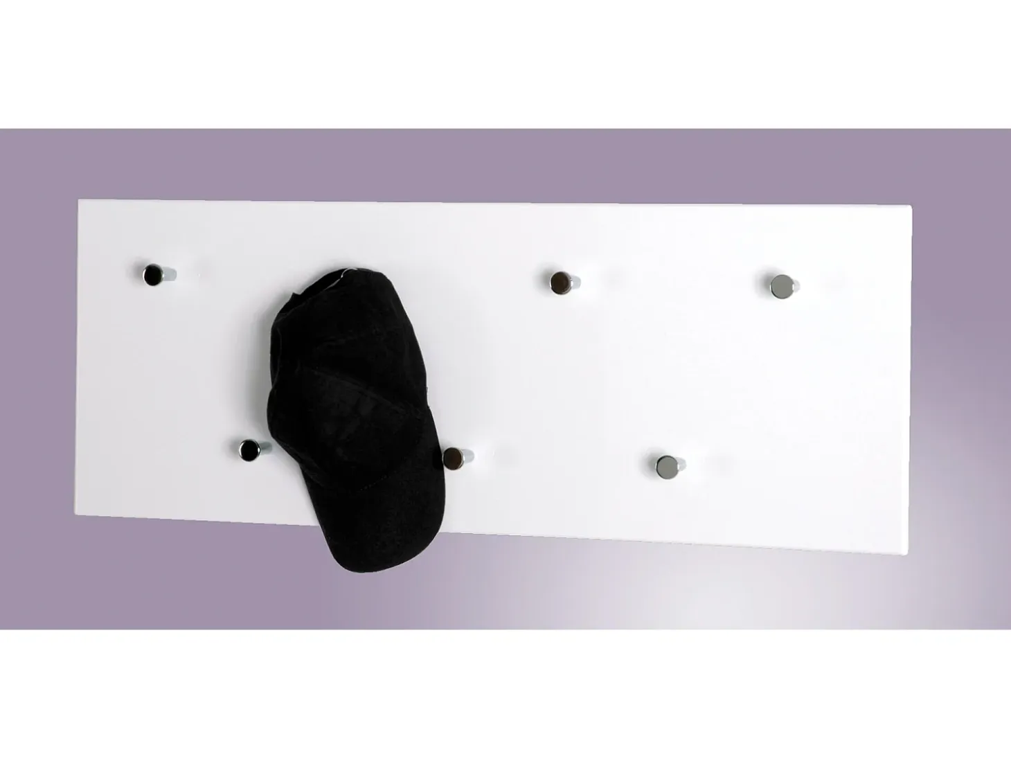 Armario de pared de diseño moderno Callum blanco