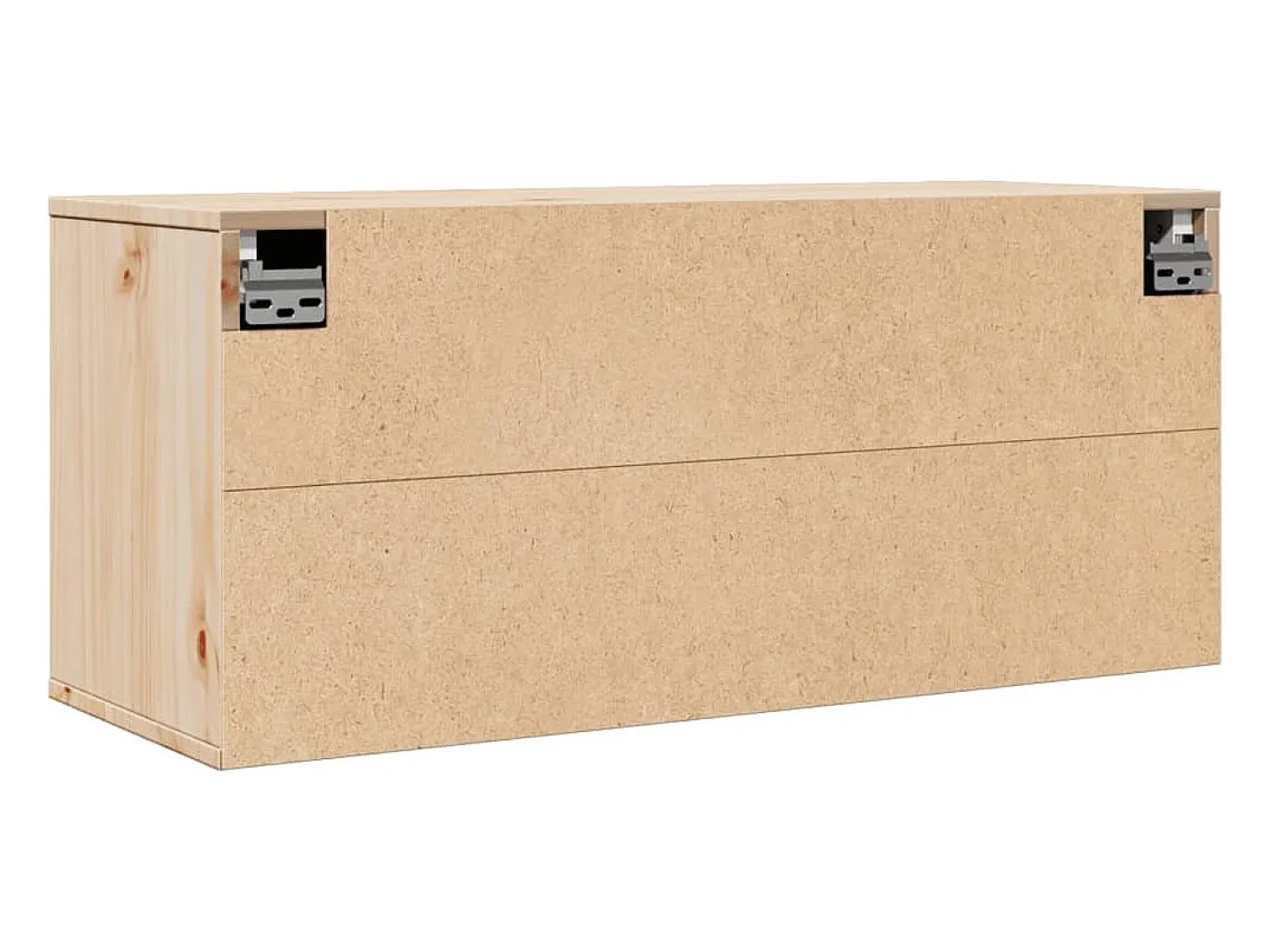 Armario de pared de madera maciza de pino 80x30x35 cm