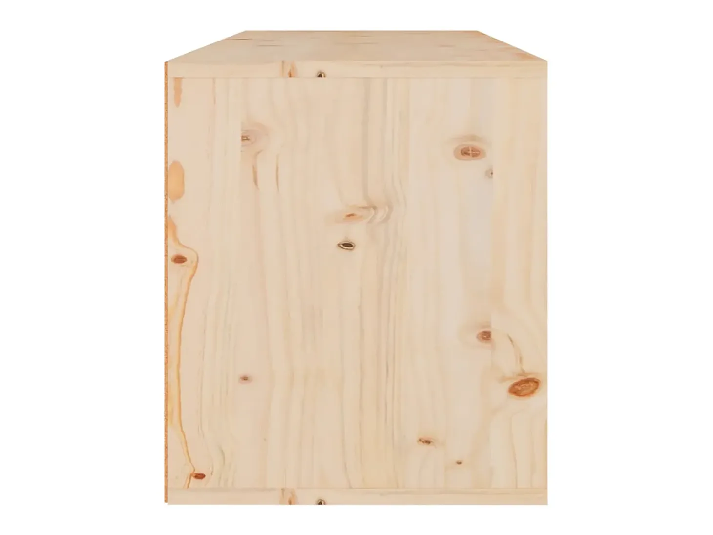 Armario de pared de madera maciza de pino 80x30x35 cm