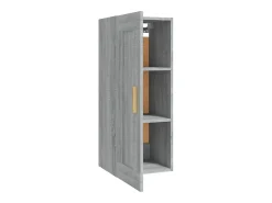 Armario de pared Sonoma gris 35x34x90 cm Madera de ingeniería