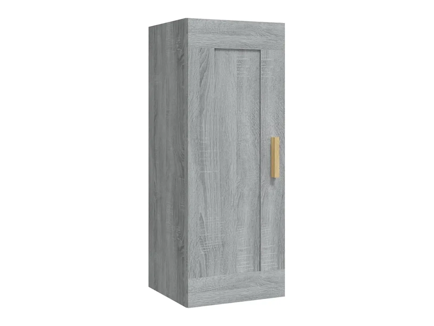 Armario de pared Sonoma gris 35x34x90 cm Madera de ingeniería