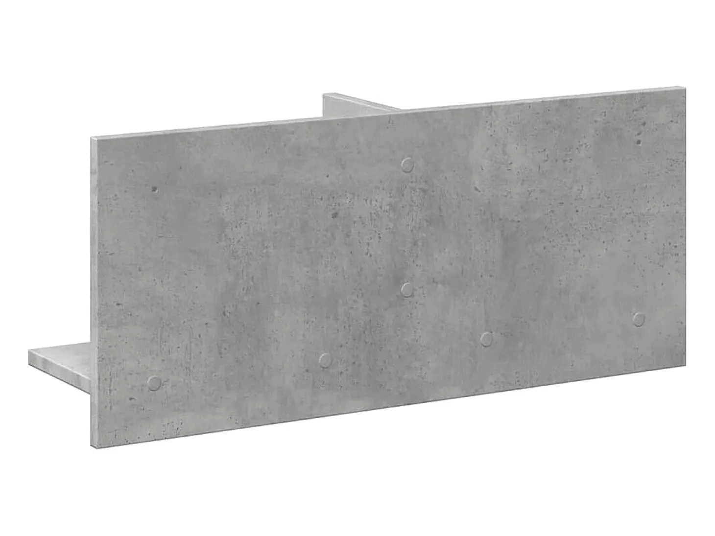 Armario de pared 70x16,5x30 cm gris hormigón madera de ingeniería