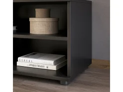 Armario de salón negro 70.8x35.3x38.9 berno