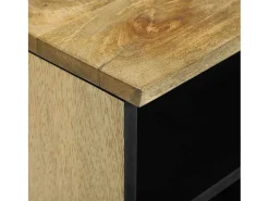Armario de TV Marrón 105 x 33 x 46 cm madera maciza de mango