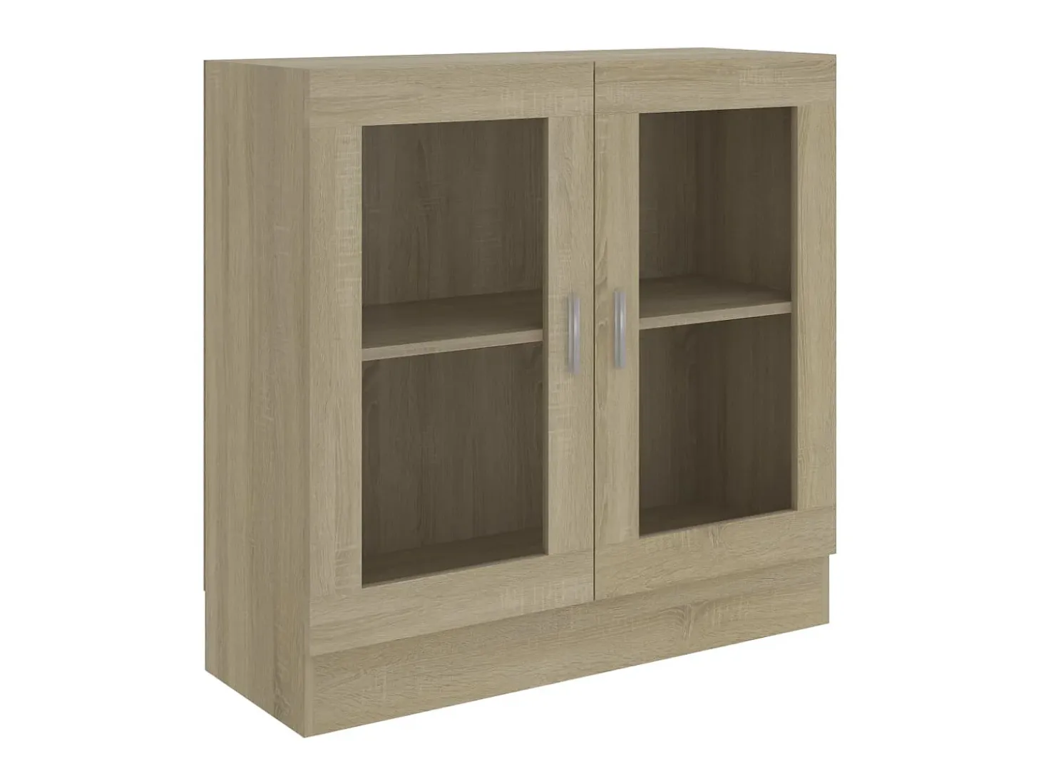 Armario libros madera contrachapada color roble 82,5x30,5x80 cm ES544652