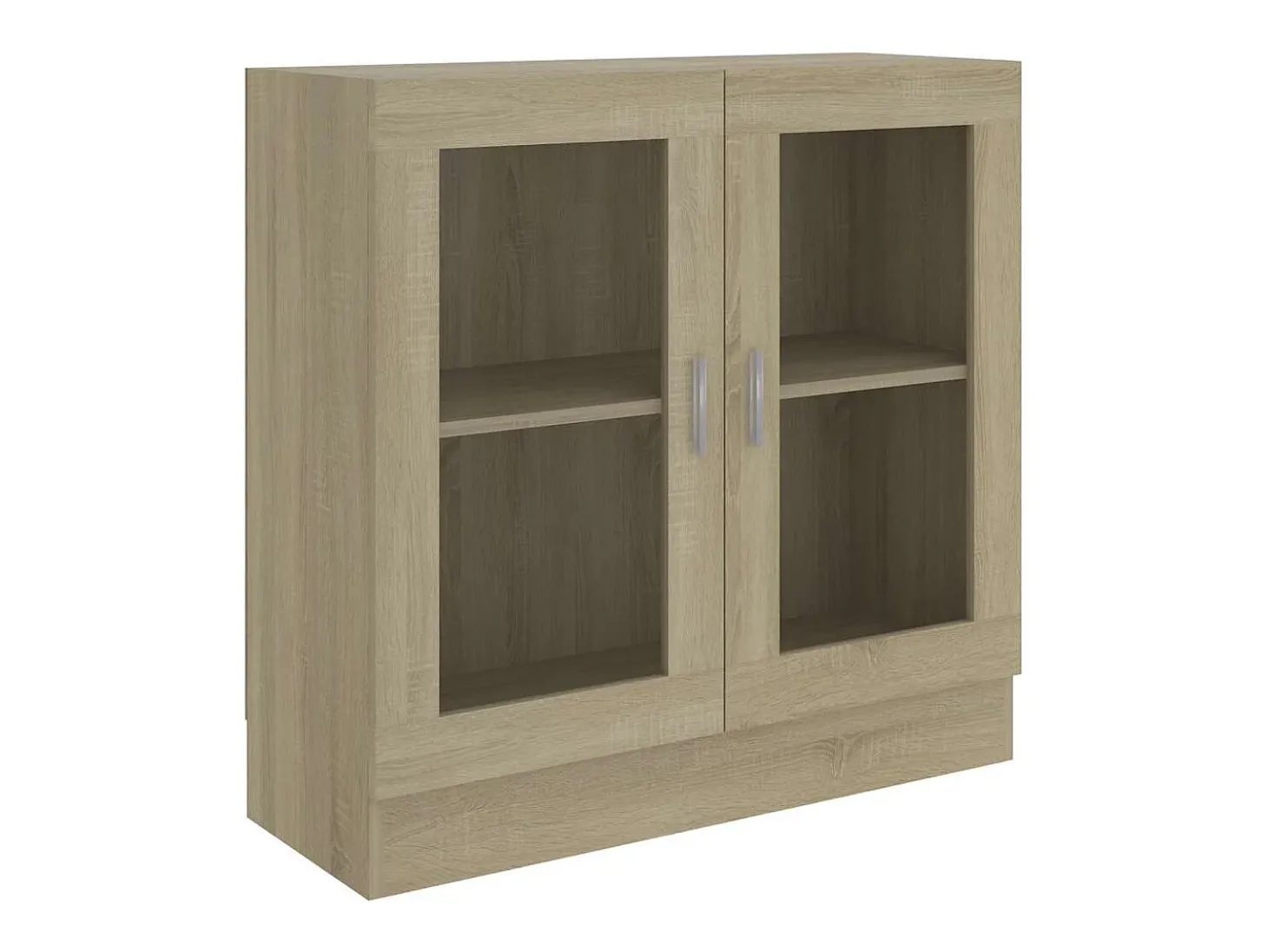 Armario libros madera contrachapada color roble 82,5x30,5x80 cm
