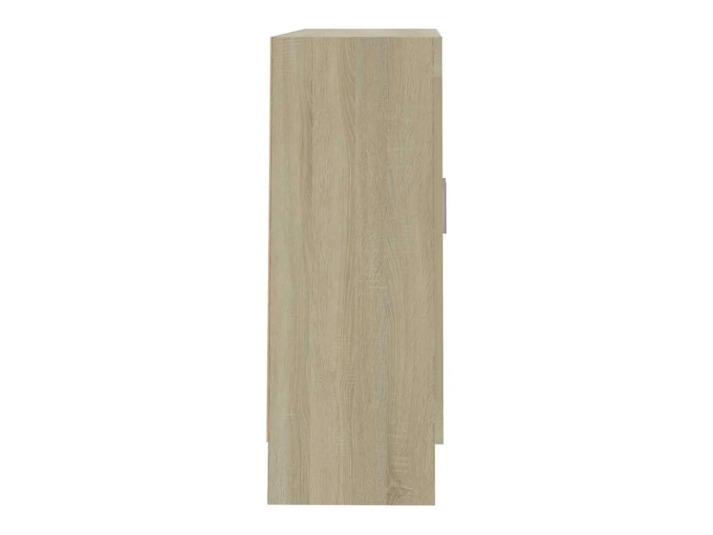 Armario libros madera contrachapada color roble 82,5x30,5x80 cm