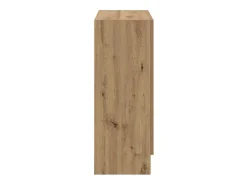 Armario libros madera ingeniería roble artisan 82,5x30,5x80 cm