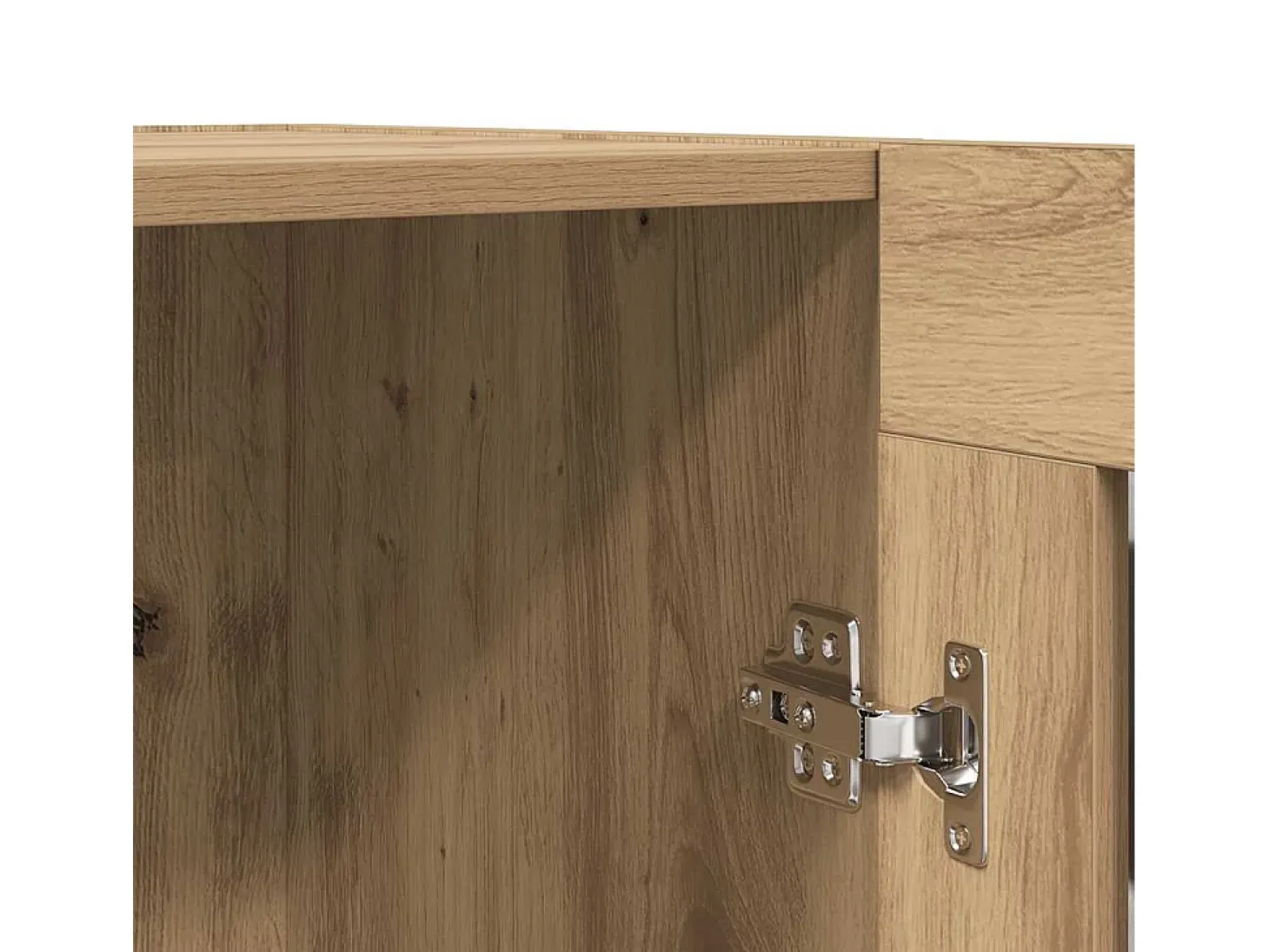 Armario libros madera ingeniería roble artisan 82,5x30,5x80 cm