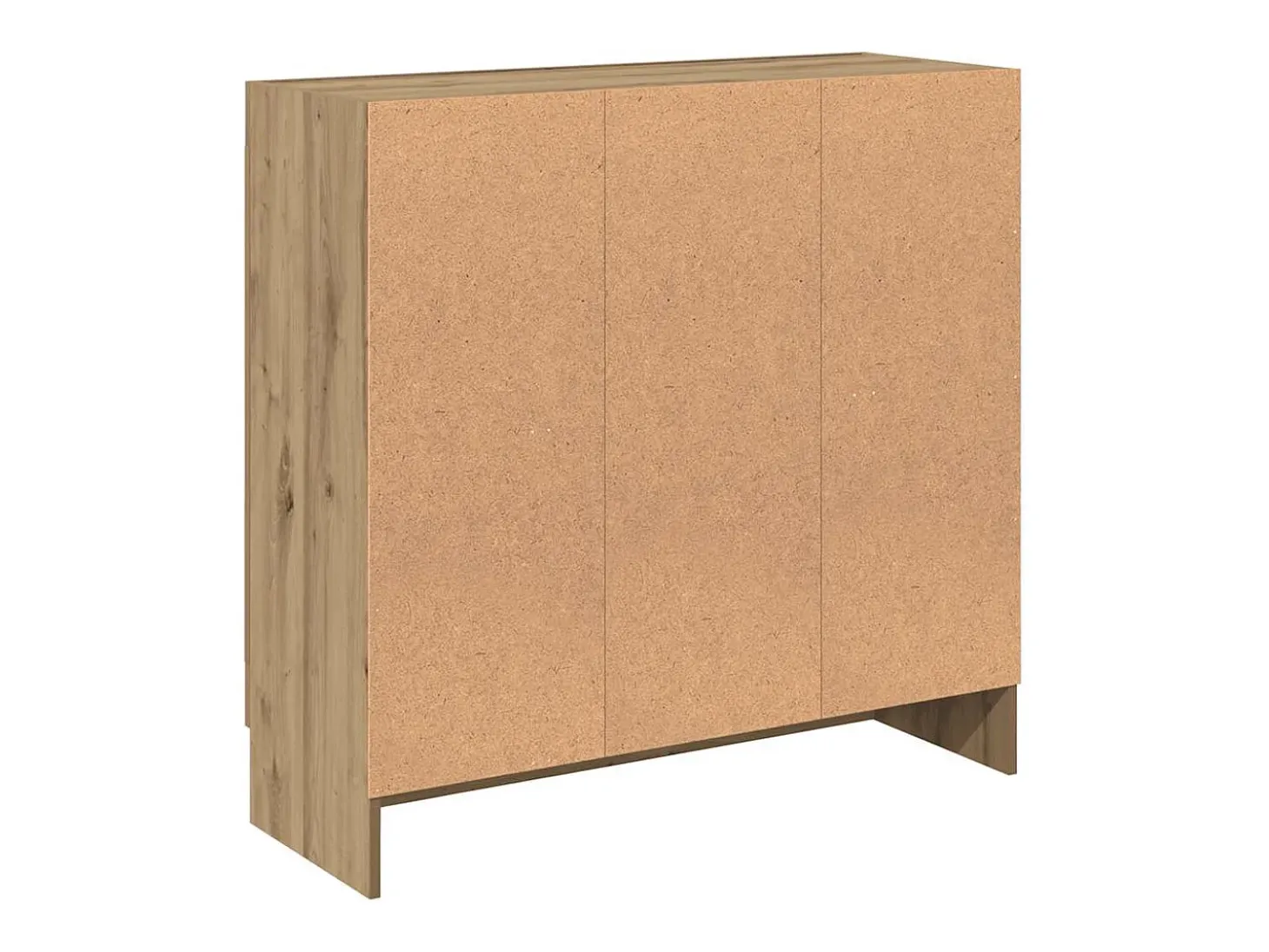 Armario libros madera ingeniería roble artisan 82,5x30,5x80 cm