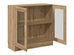 Armario libros madera ingeniería roble artisan 82,5x30,5x80 cm