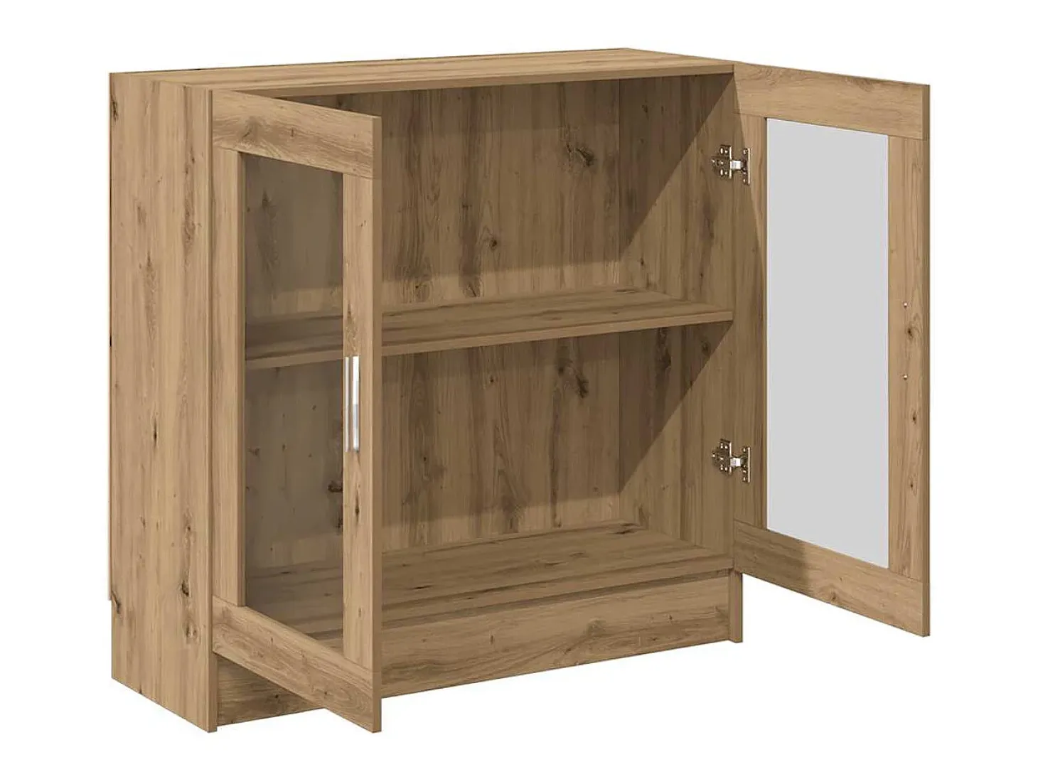 Armario libros madera ingeniería roble artisan 82,5x30,5x80 cm