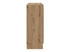 Armario libros madera ingeniería roble artisan 82,5x30,5x80 cm