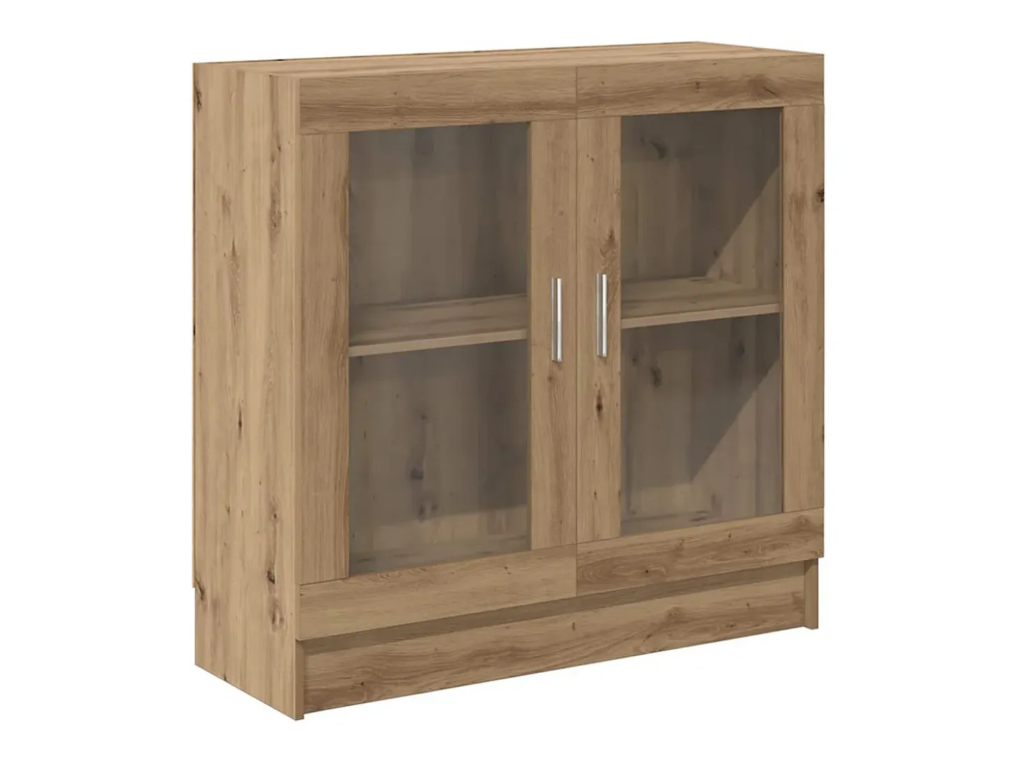 Armario libros madera ingeniería roble artisan 82,5x30,5x80 cm