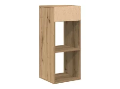 Armario libros madera ingeniería roble artisan 34x31x80 cm